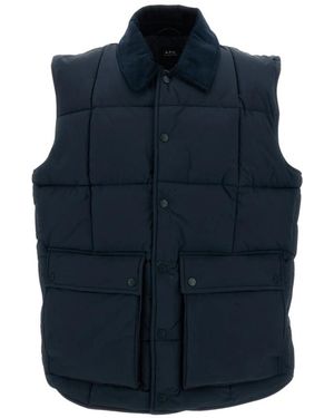A.P.C. Vests - Blu