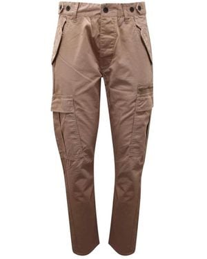 SELECTED Slim-Fit Trousers - Brown