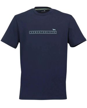 Harmont & Blaine T-Shirts - Blue