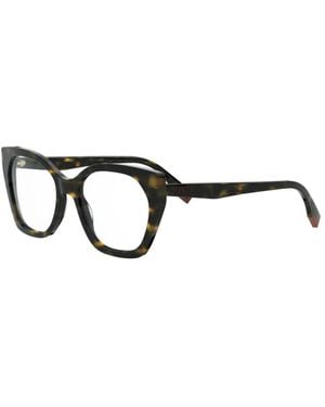 Fendi Accessoires ,Bruin ,Way Optical Frame - Zwart