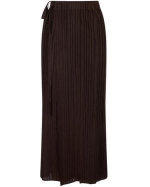 MEIMEIJ Wide Trousers - Brown