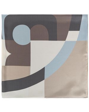 Tory Burch Silky Scarves - Gris