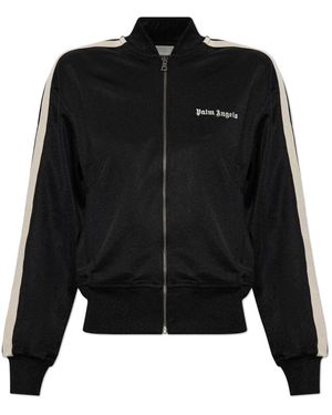 Palm Angels Sweatshirt Met Geborduurd Logo - Zwart