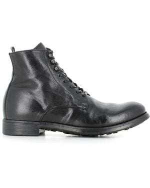 Officine Creative Lace-Up Boots - Gris