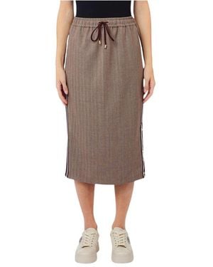 Liu Jo Midi Skirts - Gris