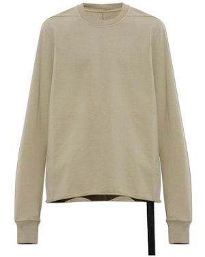 Rick Owens Sweatshirt Met Decoratieve Streep - Naturel
