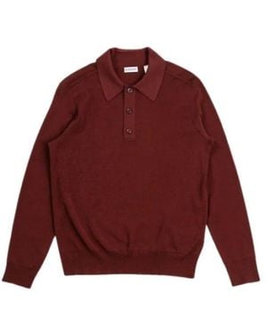 Burberry Round-Neck Knitwear - Rouge