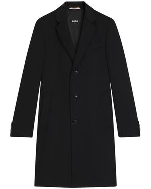 HUGO Single-Breasted Coats - Black