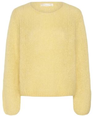 Inwear Round-Neck Knitwear - Yellow