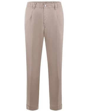 BRIGLIA Slim-Fit Trousers - Grigio