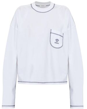 Versace Long Sleeve Tops - Azul
