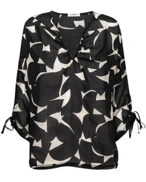 Alpha Studio Damen Jersey Shirt - Schwarz