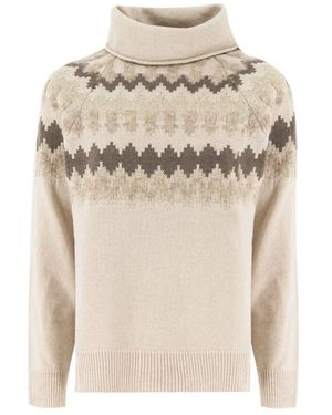 Panicale Turtlenecks - Natural