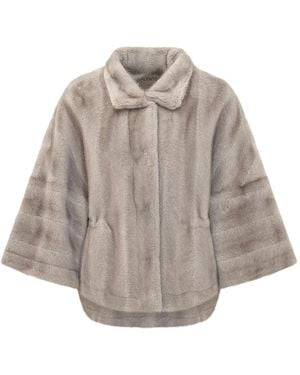 VALENTINI 1972 Faux Fur & Shearling Jackets - Gris
