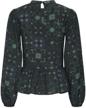 Ichi Ihgilea Ls Bluser - Grün