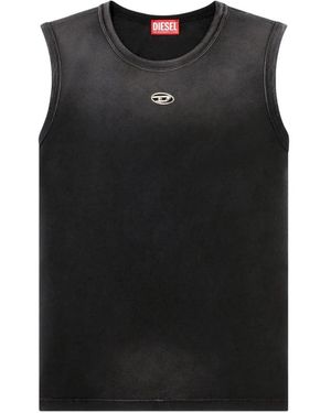 DIESEL Sleeveless Tops - Nero