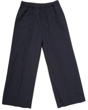 Aspesi Wide Trousers - Blauw