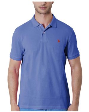 U.S. POLO ASSN. King Logo Polo - Blauw