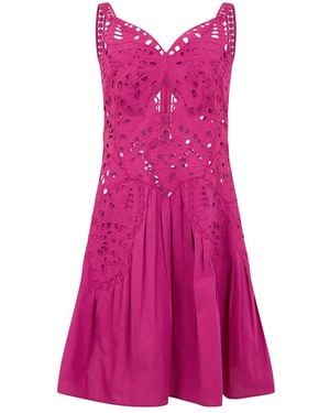 Alberta Ferretti Short Dresses - Purple