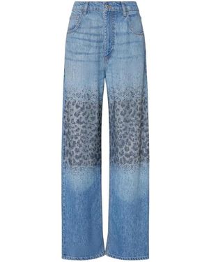 Liu Jo Jeans ,Blauw ,Denim Pant Straight Stylish Reg. W