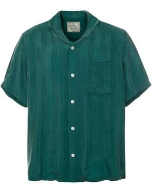 Portuguese Flannel Short Sleeve Shirts - Verde