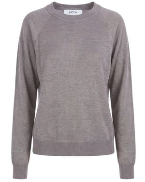 Jucca Round-Neck Knitwear - Gris