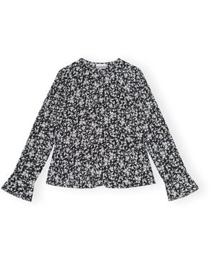 Ganni Blouses - Grigio
