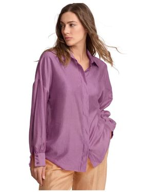 Kocca Overhemden ,Paars ,V-Neck Truien
