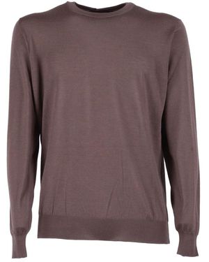 FILIPPO DE LAURENTIIS Round-Neck Knitwear - Brown