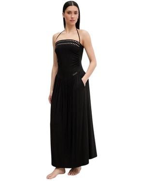 Liu Jo Strand Maxidress - Zwart