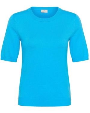 Kaffe Lizza Ronde Hals Trui - Blauw