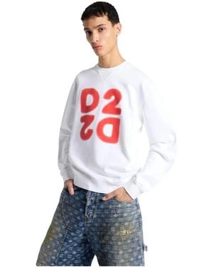 DSquared² Cool Fit Crewneck - Blau
