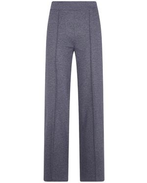 Semicouture Straight Broeken - Blauw