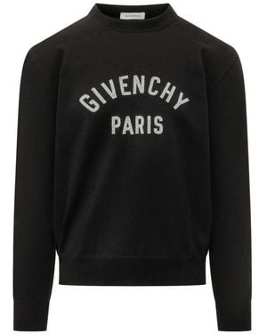 Givenchy Round-Neck Knitwear - Negro