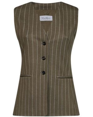 Max Mara Riccio Vest - Groen