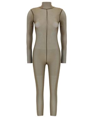 Norma Kamali Turtle Jumpsuit - Naturel