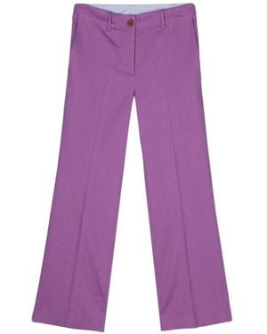 Alysi Straight Trousers - Morado