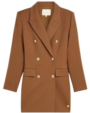 Josh V Sidy Figurbetontes Blazer-Kleid - Braun