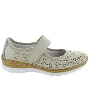 Rieker Ballerina Shoes - Grey