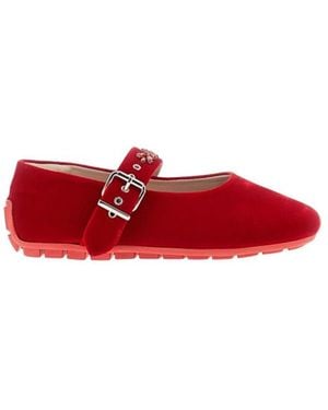 Simone Rocha Ballerina Shoes - Red
