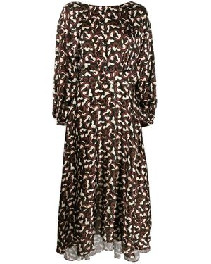Saloni Kim-B Kleid - Schwarz