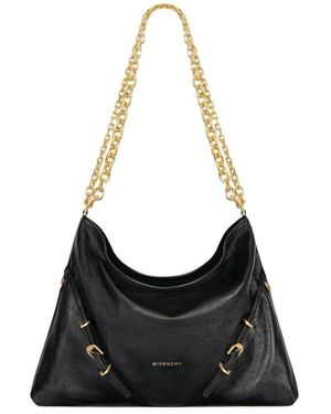 Givenchy Schwarze Leder-Schultertasche