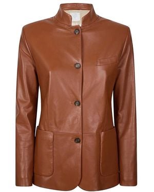 Eleventy Light Jackets - Marrón