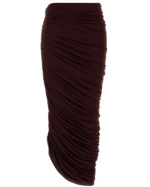 Magda Butrym Maxi Skirts - Rojo