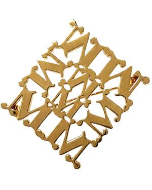 Max Mara Accessoires ,Geel ,Broches - Metallic