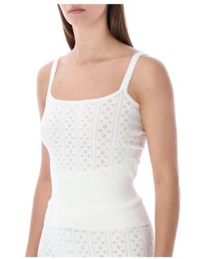 JW Anderson Sleeveless Tops - Blanco
