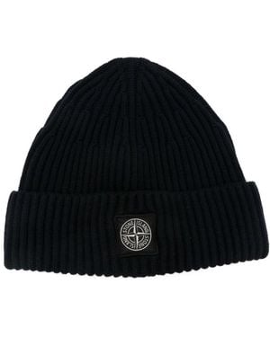 Stone Island Beanies - Nero