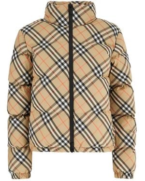 Burberry Stijlvolle Gewatteerde Jassen Voor Alle Seizoenen - Metallic