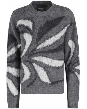 Roberto Collina Round-Neck Knitwear - Gris