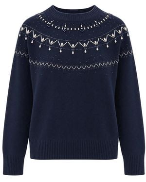 Liu Jo Round-Neck Knitwear - Azul